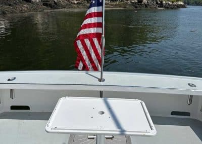 Yacht TWISTED - 2020 36' Calvin Beal - AFT TABLE