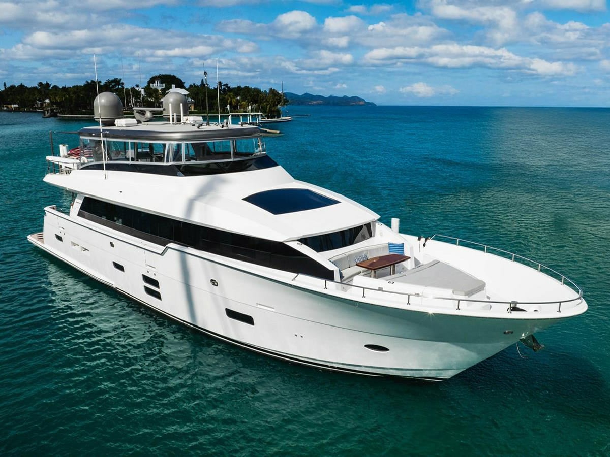 SURPLUS LINES – 91′ 8″ (27.94m) Hatteras 2019 Flybridge Motor Yacht