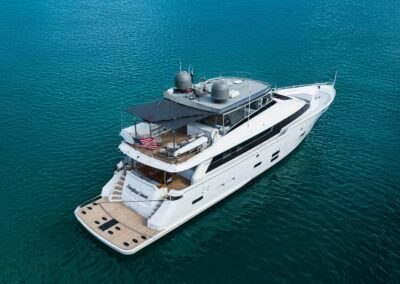 Aerial View | SURPLUS LINES - 91′ 8″ (27.94m) Hatteras 2019 Flybridge Motor Yacht