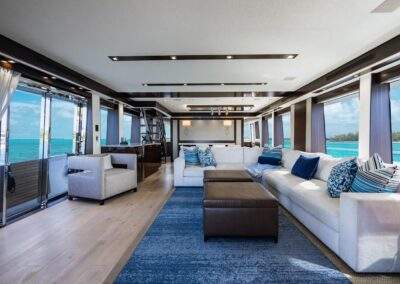 Main Salon | SURPLUS LINES - 91′ 8″ (27.94m) Hatteras 2019 Flybridge Motor Yacht