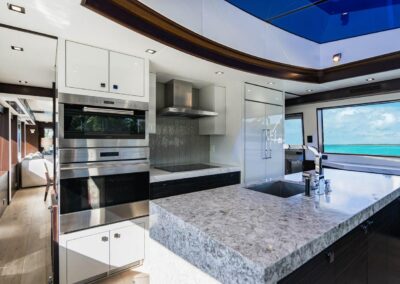 Galley | SURPLUS LINES - 91′ 8″ (27.94m) Hatteras 2019 Flybridge Motor Yacht