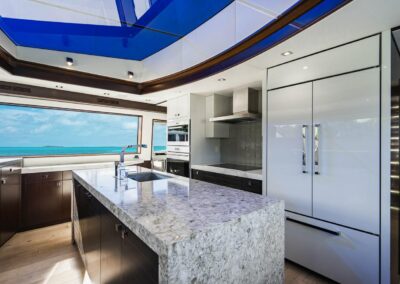 Galley | SURPLUS LINES - 91′ 8″ (27.94m) Hatteras 2019 Flybridge Motor Yacht