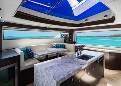 Galley | SURPLUS LINES - 91′ 8″ (27.94m) Hatteras 2019 Flybridge Motor Yacht