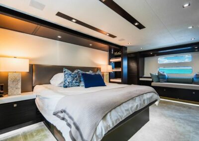 Master Stateroom | SURPLUS LINES - 91′ 8″ (27.94m) Hatteras 2019 Flybridge Motor Yacht