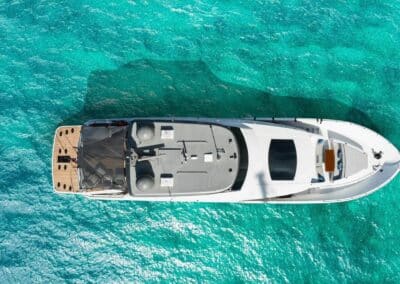 Aerial View | SURPLUS LINES - 91′ 8″ (27.94m) Hatteras 2019 Flybridge Motor Yacht