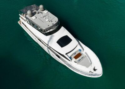 Aerial View | SURPLUS LINES - 91′ 8″ (27.94m) Hatteras 2019 Flybridge Motor Yacht